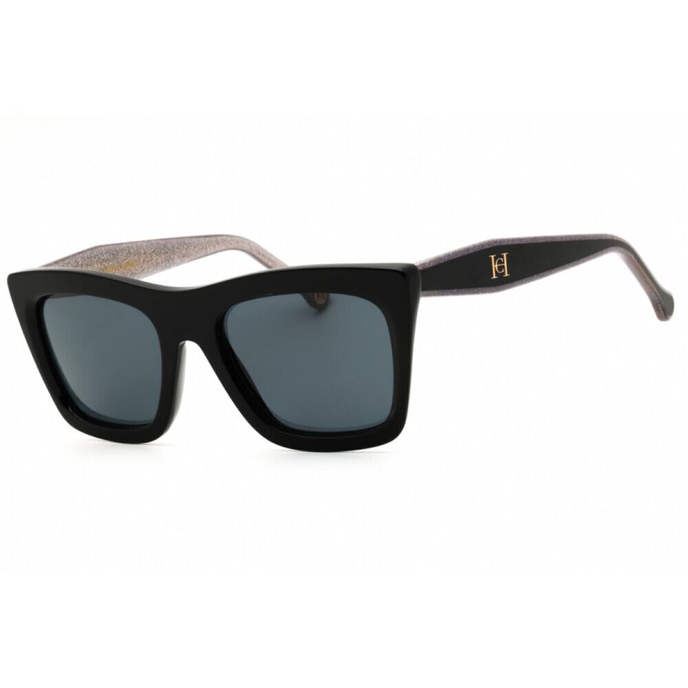 NEW!!! Carolina Herrera HER 0226/S 0BSCIR Shiny Black Sunglasses authentic